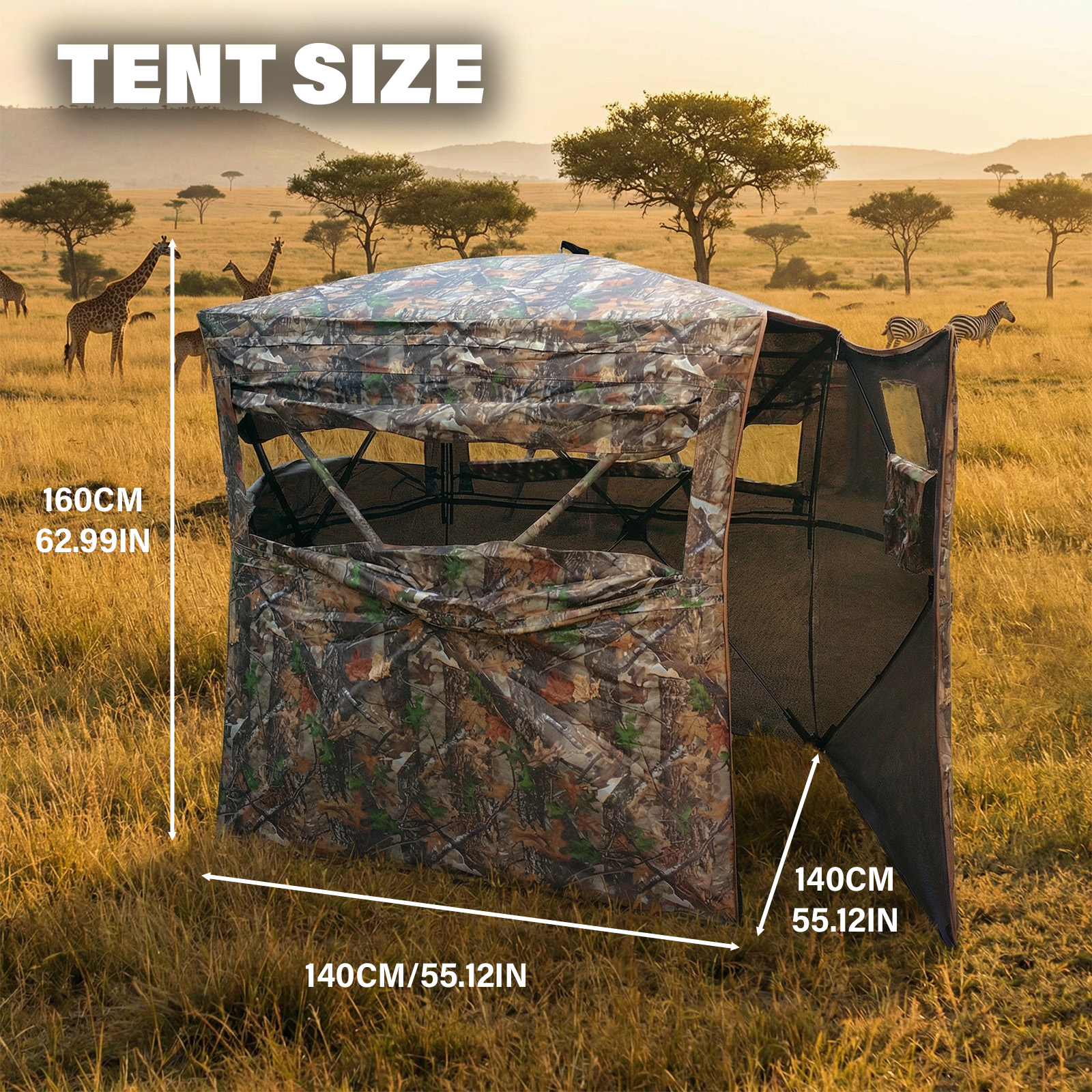 Camouflage Pop-Up Hunting Blin - Hunting & Outdoor Supplies Vanderbijlpark のレビューと価格