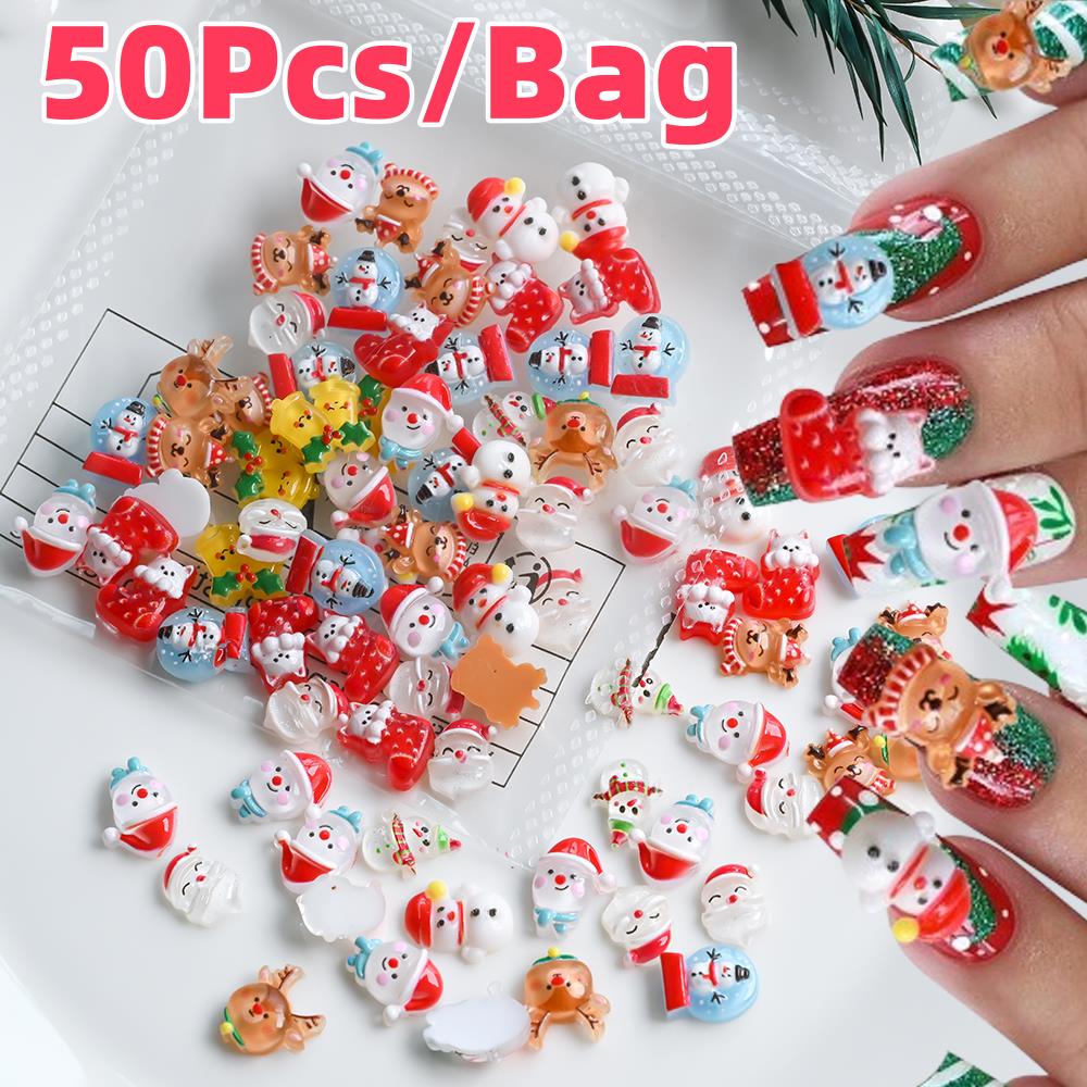 50Pcs 3D Snowman Elk Christmas - Elk Bugle Call のレビューと価格