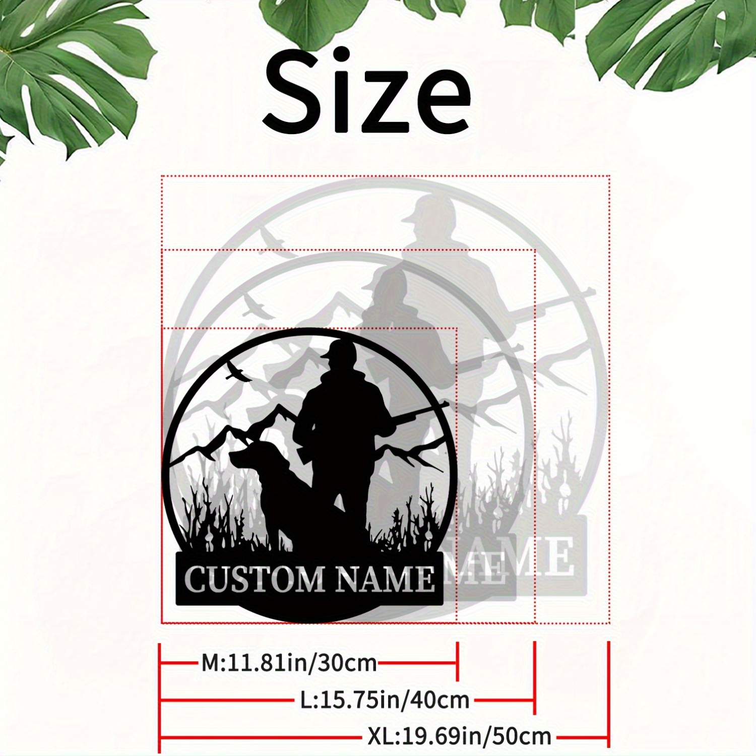 Custom Metal Wall Art with Hun - Hunting Dog Outdoor のレビューと価格