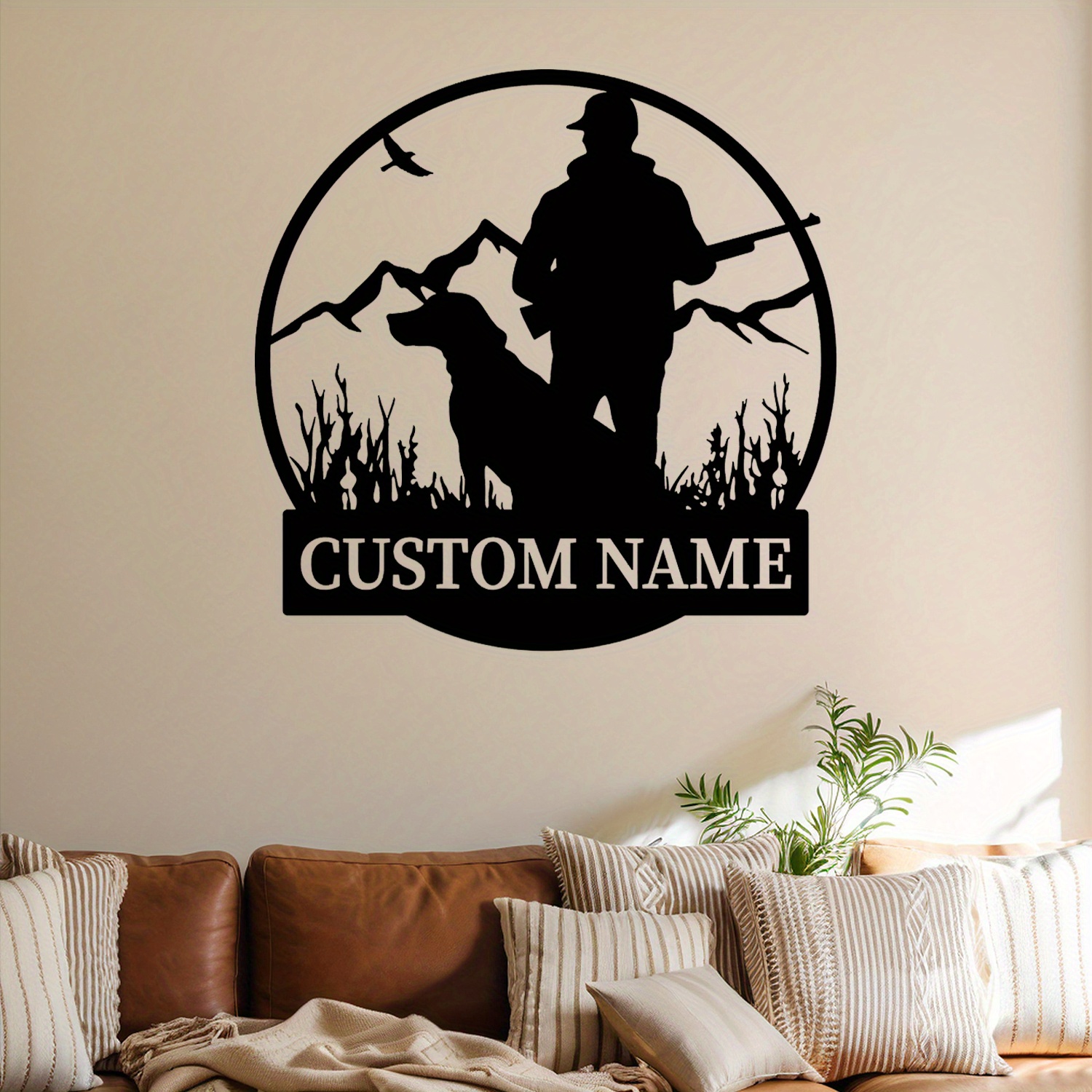 Custom Metal Wall Art with Hun - Hunting Dog Outdoor のレビューと価格