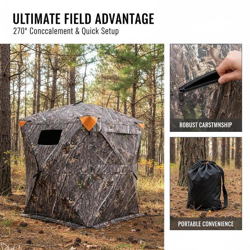 Ground Hunting Tent 60x60x66 I - Hunting & Outdoor Supplies Vanderbijlpark のレビューと価格