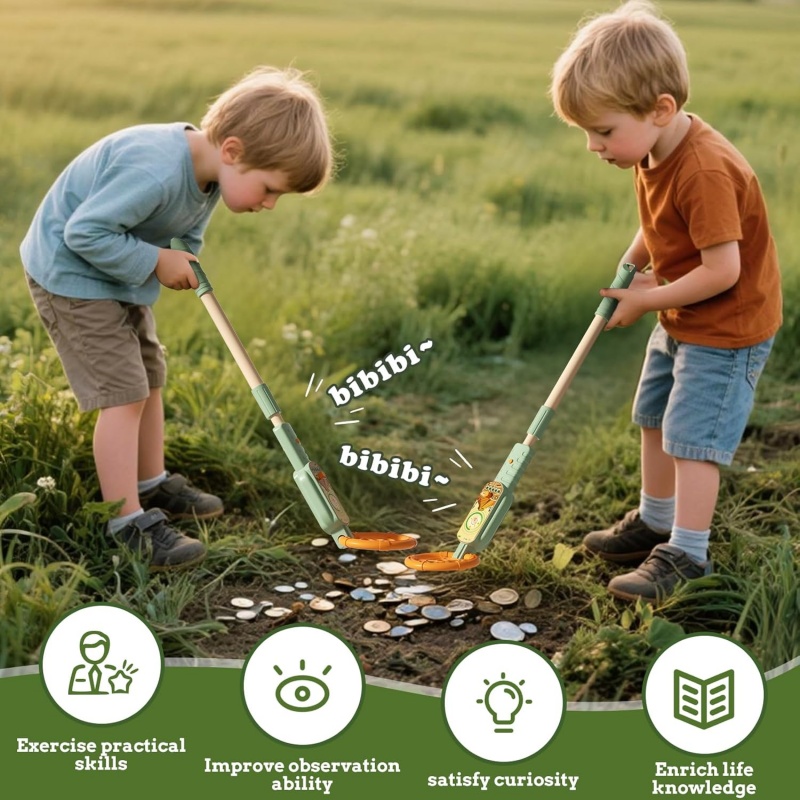Kids Outdoor Metal Detector Ki - Outdoor Hunting Gifts のレビューと価格