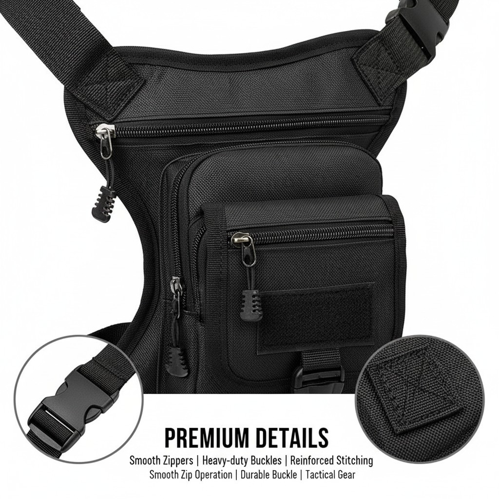 Motorcycle Drop Leg Bag Thigh  - Tactical Belt Rigger のレビューと価格