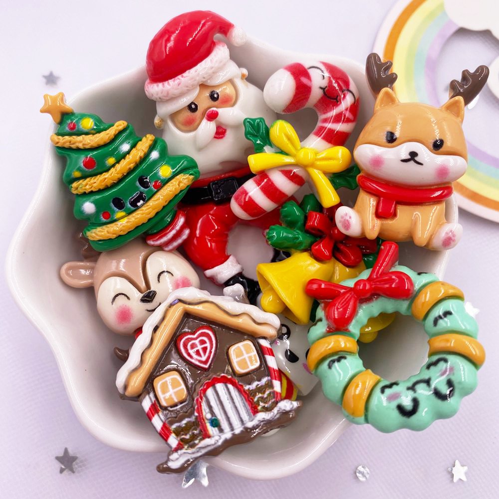 10PCS Resin Kawaii Colorful Sa - Elk Bugle Call のレビューと価格
