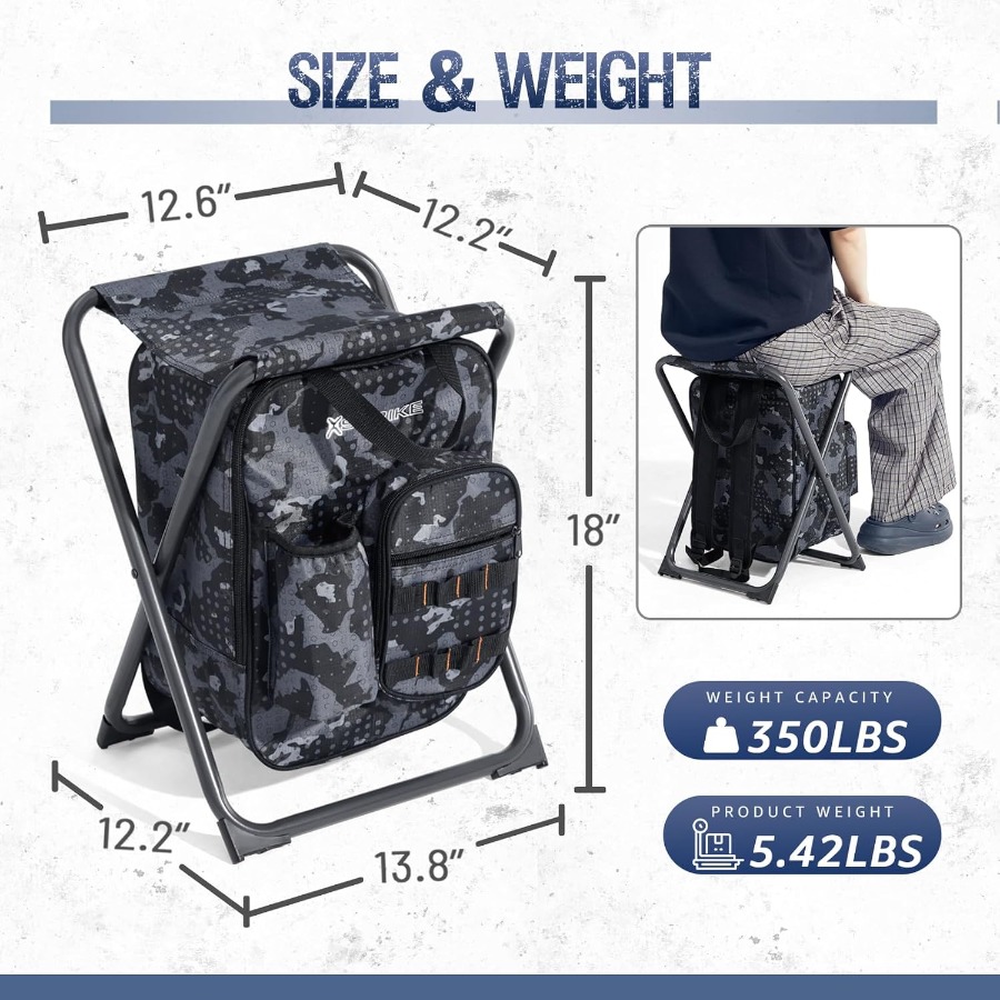 Portable Fishing Chair with Ad - Hunting And Fishing Outdoor Chairs のレビューと価格