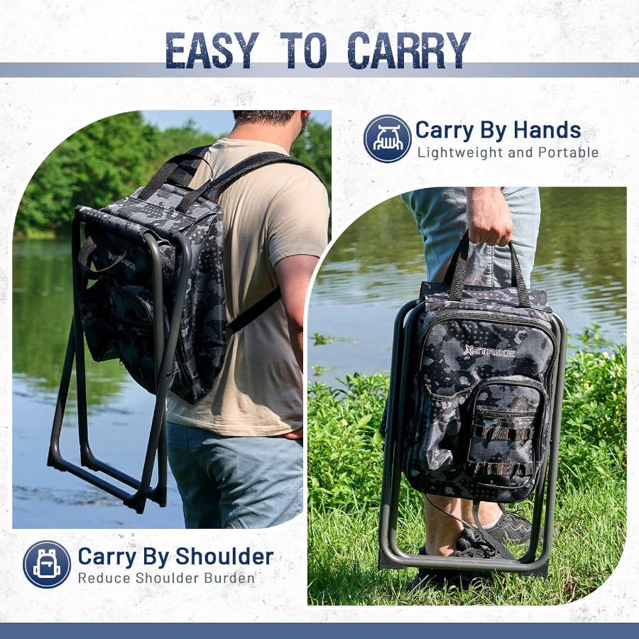Portable Fishing Chair with Ad - Hunting And Fishing Outdoor Chairs のレビューと価格