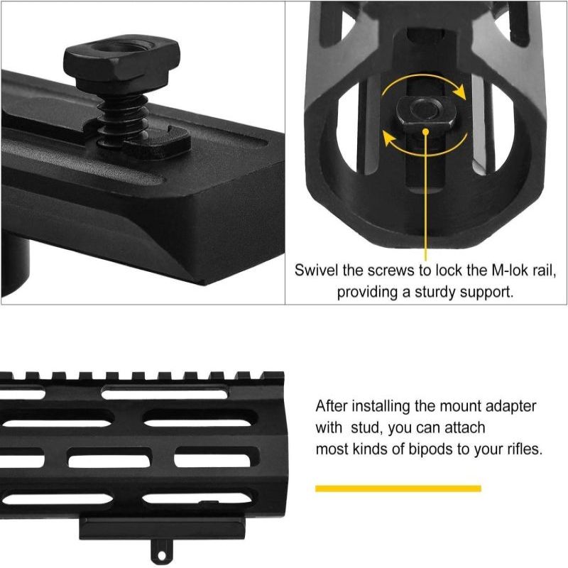 MidTen Fit M lok 6 9 Mount Han - Bipod Rifle Mount のレビューと価格