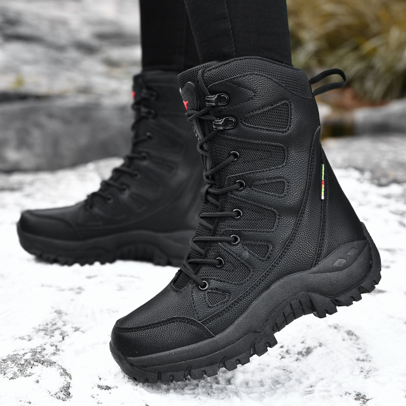 Men Motorcycle Tactical Boots  - Hunting Outdoor Boots のレビューと価格