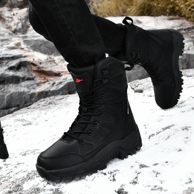 Men Motorcycle Tactical Boots  - Hunting Outdoor Boots のレビューと価格